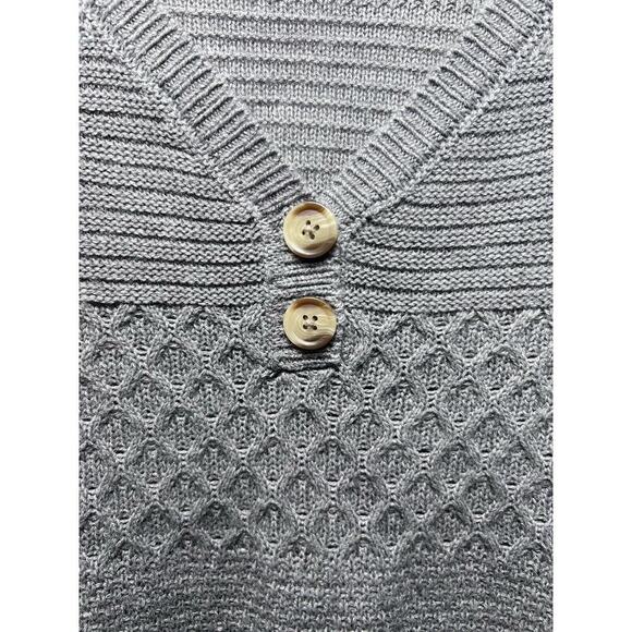 Womens St John's Bay Warm Cozy Cable Chunky Knit Pullover Sweater V Neck 2XL - Picture 4 of 7